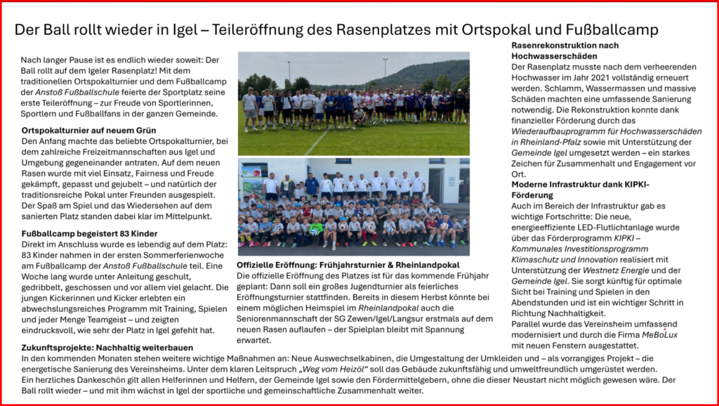 Rasenplatz Igel Artikel